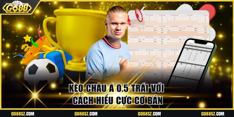 Kèo châu Á 0.5 trái với cách hiểu cực cơ bản